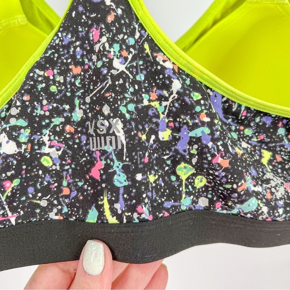 Victorias Secret Knockout Confetti Power Up Sport Bra VSX - Picture 2 of 5